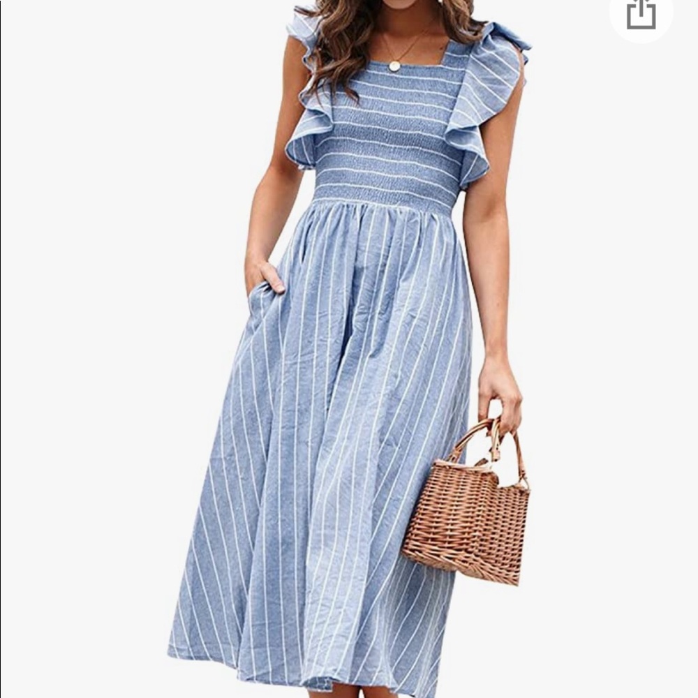 Midi Striped Dress